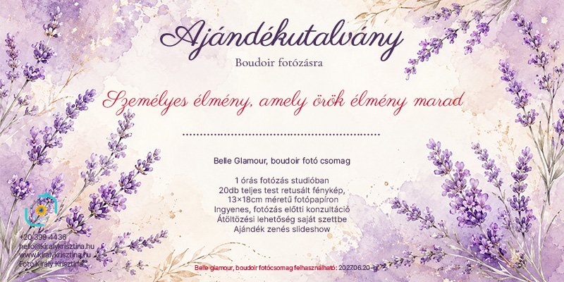 Boudoir fotózás ajándékutalvány I Fotó Király Krisztina Boudoir fotózás ajándékutalvány I Fotó Király Krisztina